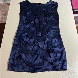 Alice + Olivia Navy Sleeveless Dress- professionally altered